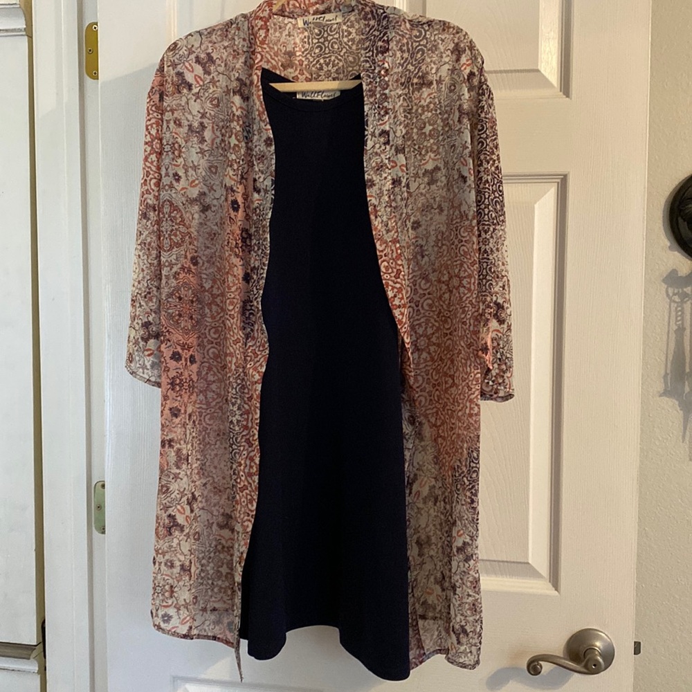 Dress with cover